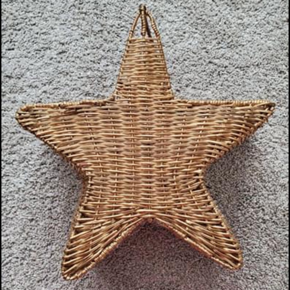 Star Shaped Home Decor Basket